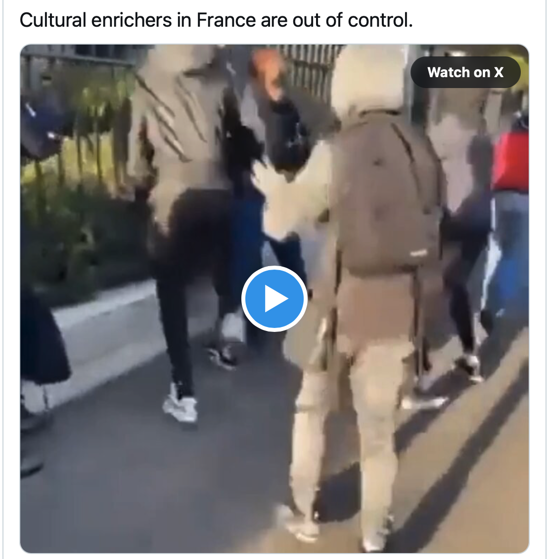 Die Kulturbereicherer und angeblichen Facharbeiter in Frankreich sind außer Kontrolle geraten!