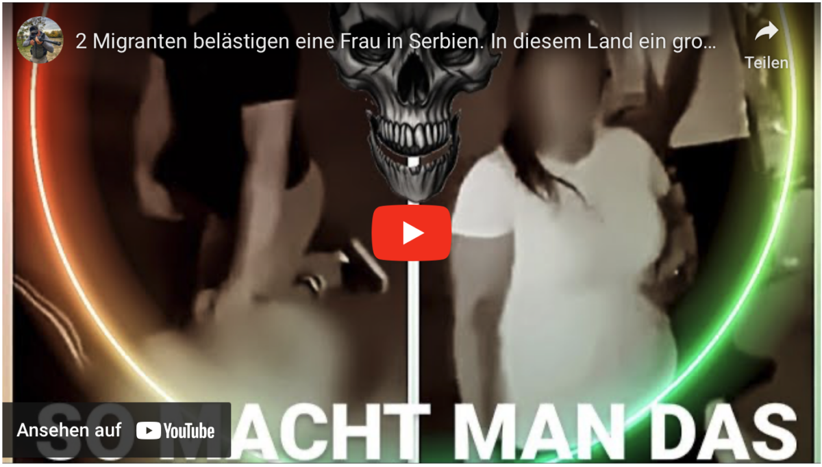 2 Migranten belästigen eine Frau in Serbien. In diesem Land ein großer Fehler!