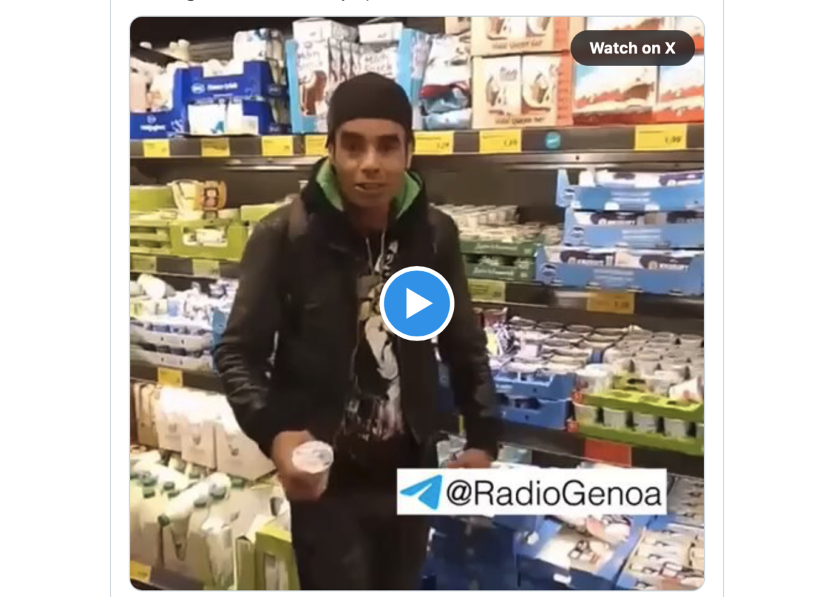 Zugewandeter Facharbeiter Abdul zeigt seine überflüssige Kultur im Supermarkt!