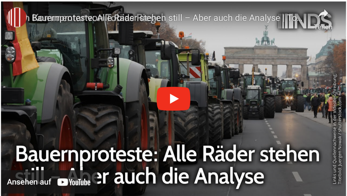 Bauernproteste: Alle Räder stehen still – Aber auch die Analyse!