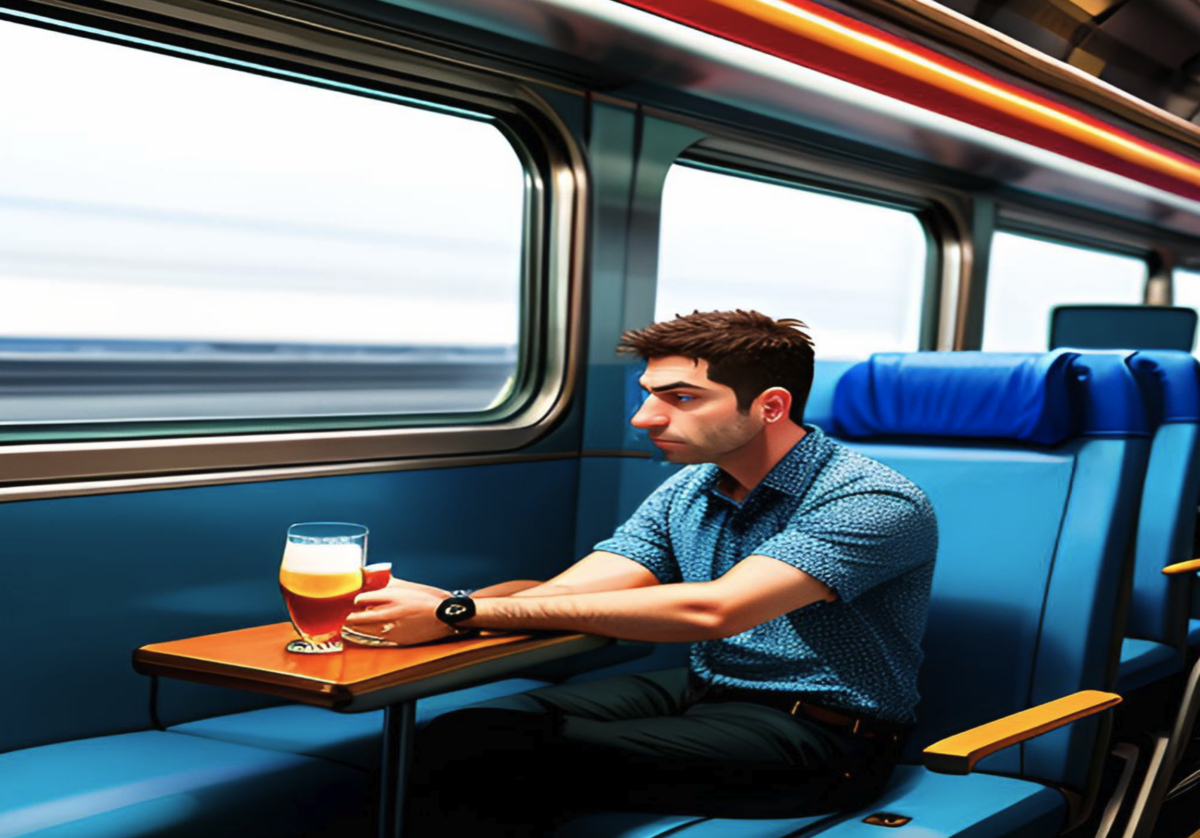Alkoholisierter Fahrgast entkleidet sich im ICE, bedroht und beleidigt Zugpersonal – Angriff auf Beamte!