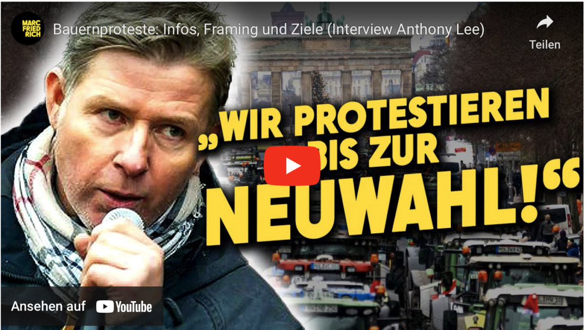 Bauern: Wir demonstrieren bis zur Neuwahl!