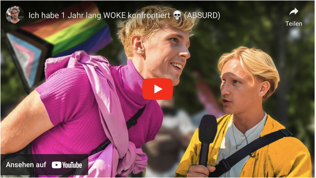 Ich habe 1 Jahr lang WOKE konfrontiert  (ABSURD)