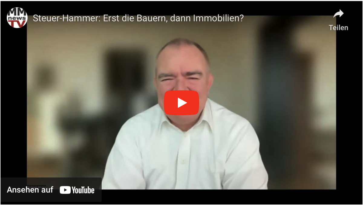 Steuer-Hammer: Erst die Bauern, dann Immobilien?