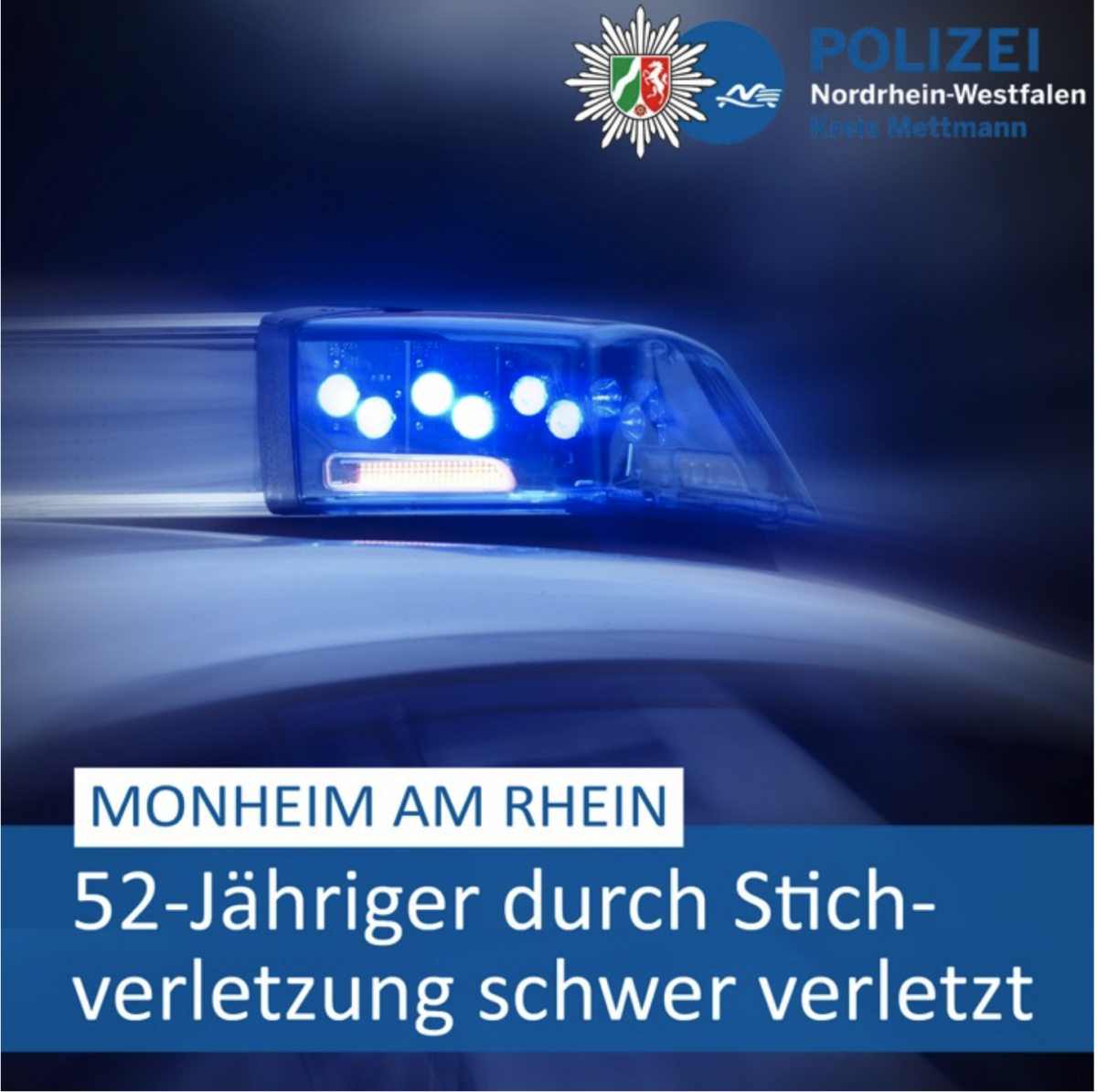 Monheim: 52-Jähriger Hausmeister durch Stichverletzung in Schule schwer verletzt!