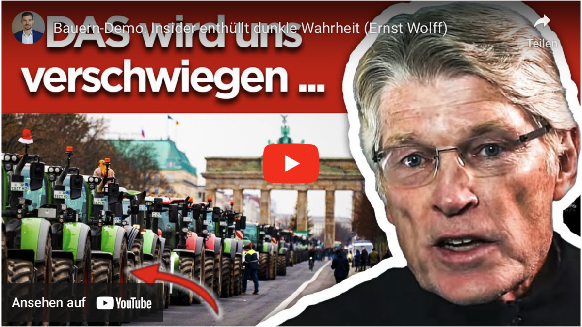 Bauern-Demo: Insider enthüllt dunkle Wahrheit (Ernst Wolff)