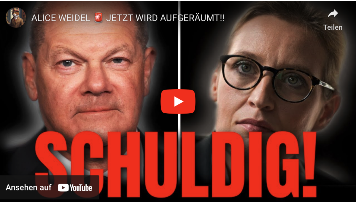 ALICE WEIDEL JETZT WIRD AUFGERÄUMT!! Peinlicher Bundeskanzler Scholz!