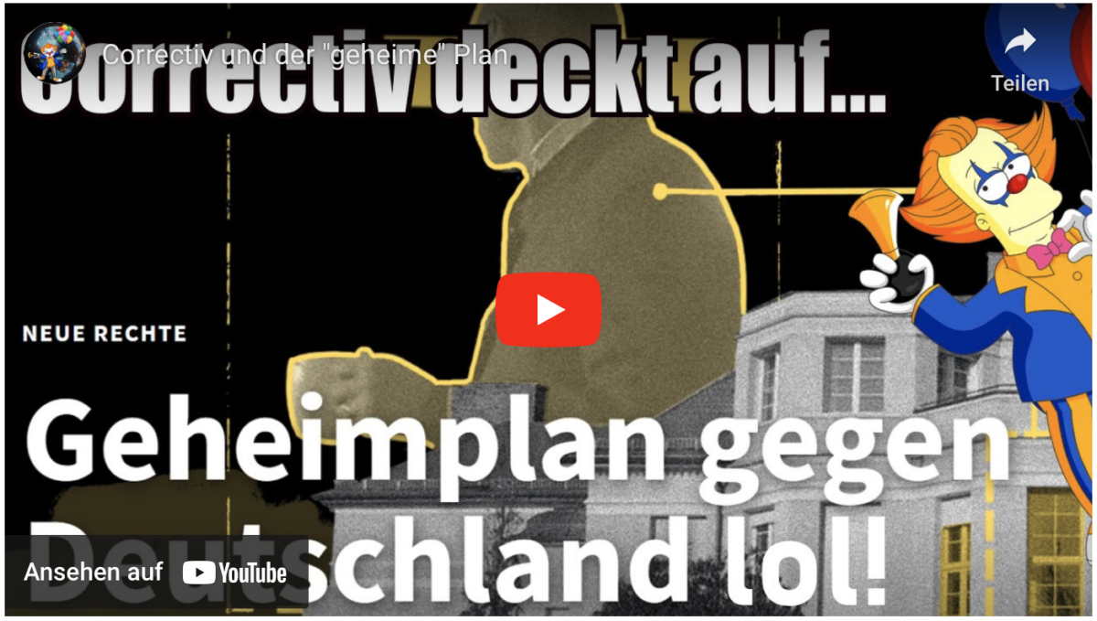 Correctiv und der „geheime“ Plan gegen Deutschland!