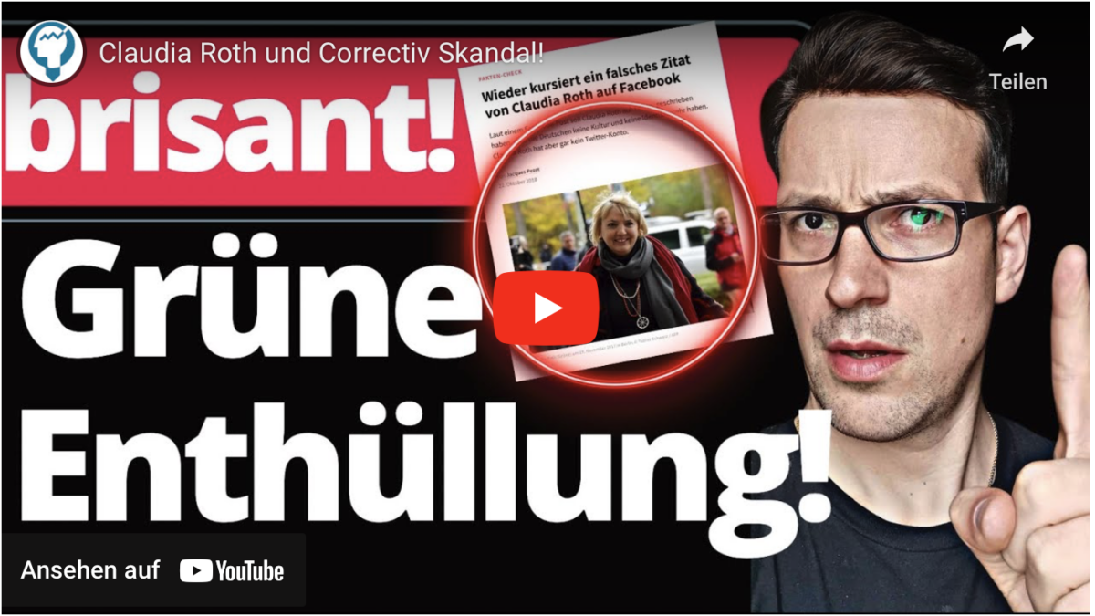 Claudia Roth und Correctiv Skandal!
