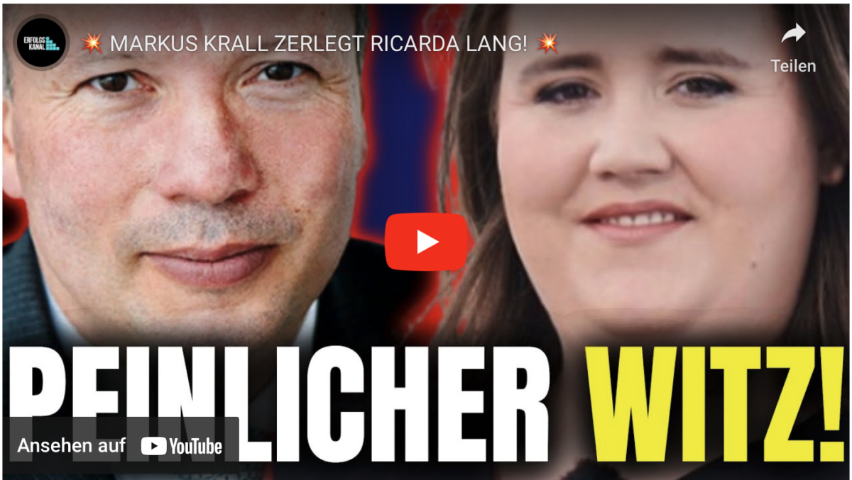MARKUS KRALL ZERLEGT RICARDA LANG!