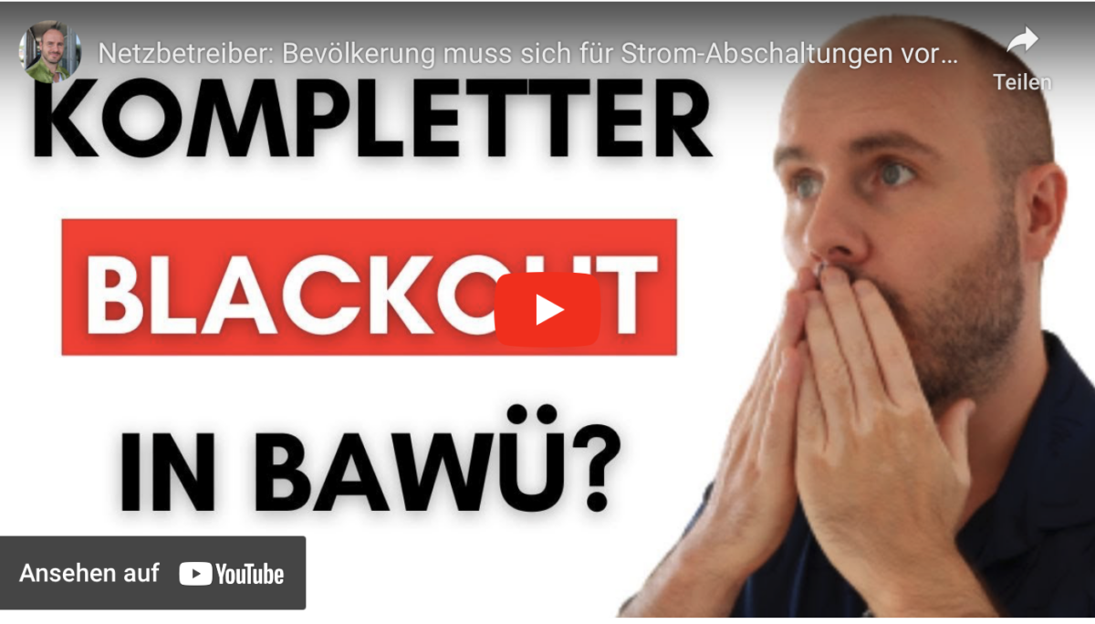 Netzbetreiber: Bevölkerung muss sich für Strom-Abschaltungen vorbereiten!