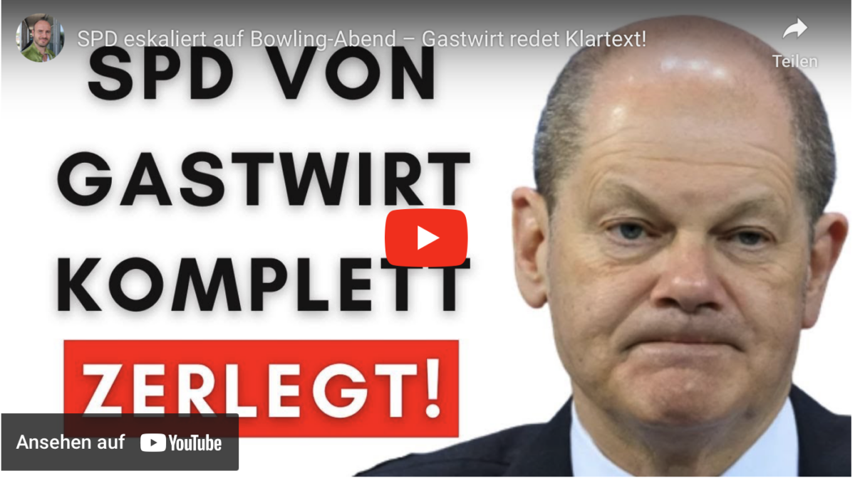 SPD eskaliert auf Bowling-Abend – Gastwirt redet Klartext!