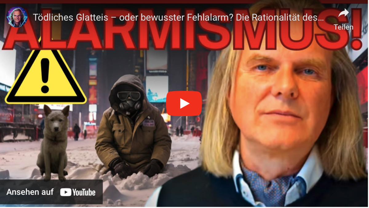 Tödliches Glatteis – oder bewusster Fehlalarm? Die Rationalität des Alarmismus | Prof. Dr. Rieck