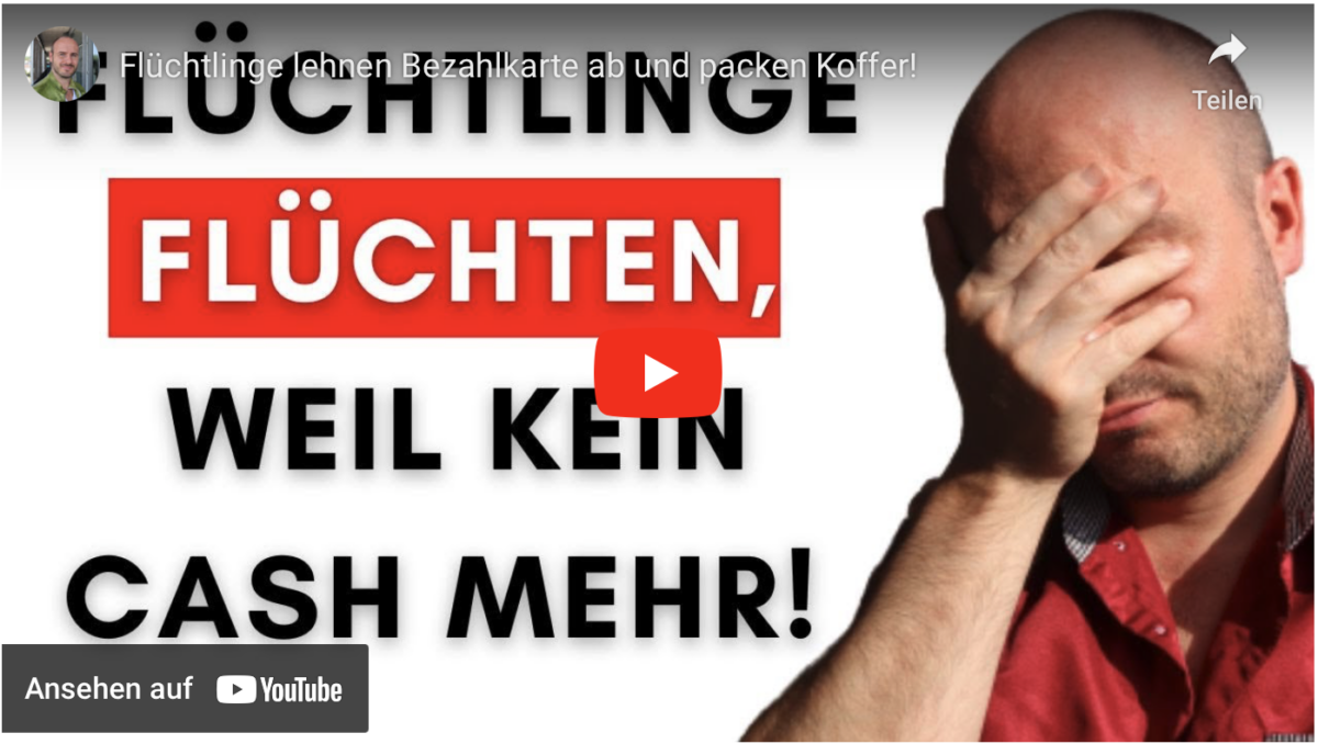 Flüchtlinge lehnen Bezahlkarte ab und packen Koffer!