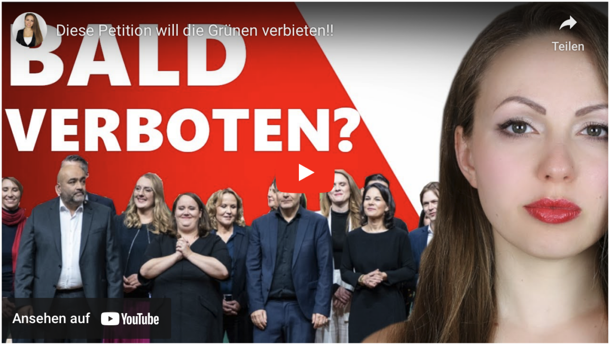 Diese Petition will die Grünen verbieten!!