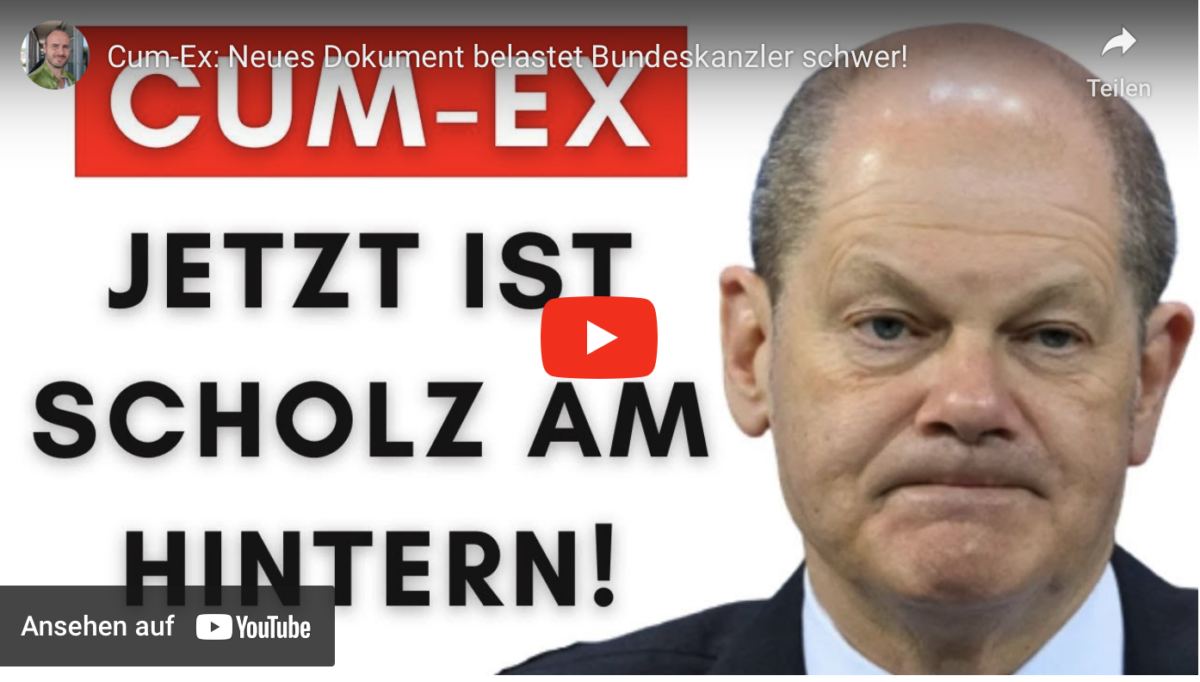 Cum-Ex: Neues Dokument belastet Bundeskanzler schwer!