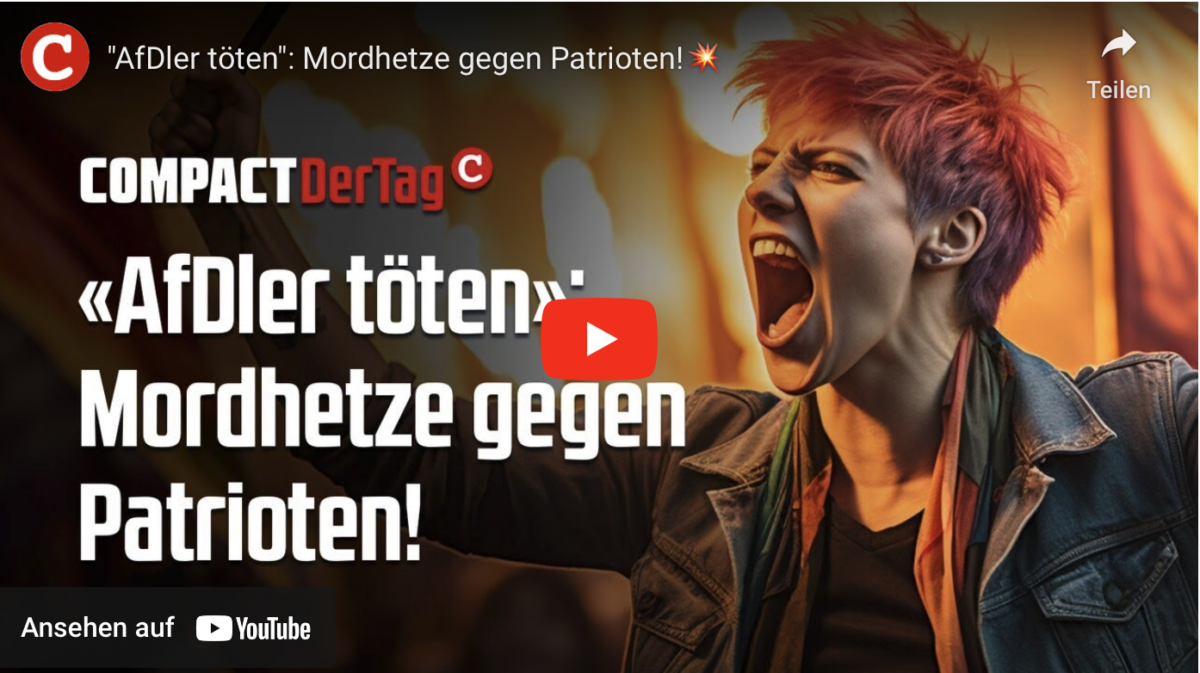 „AfDler töten“: Mordhetze gegen Patrioten!
