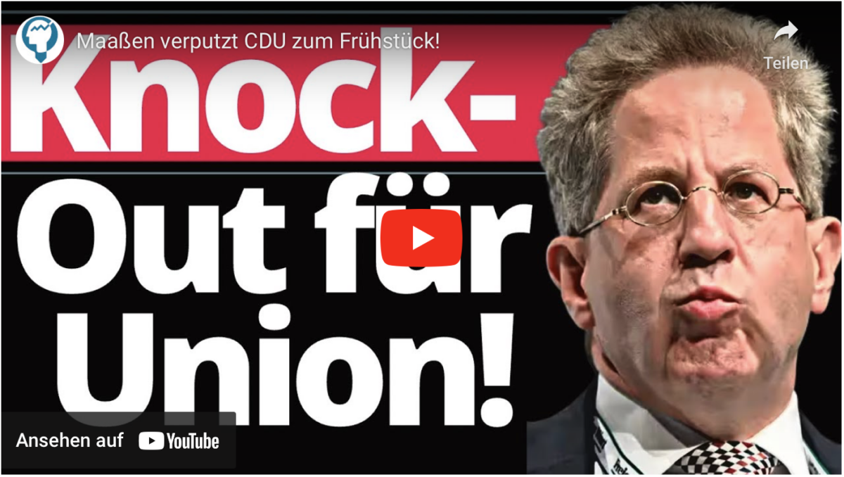 Maaßen verputzt CDU zum Frühstück!