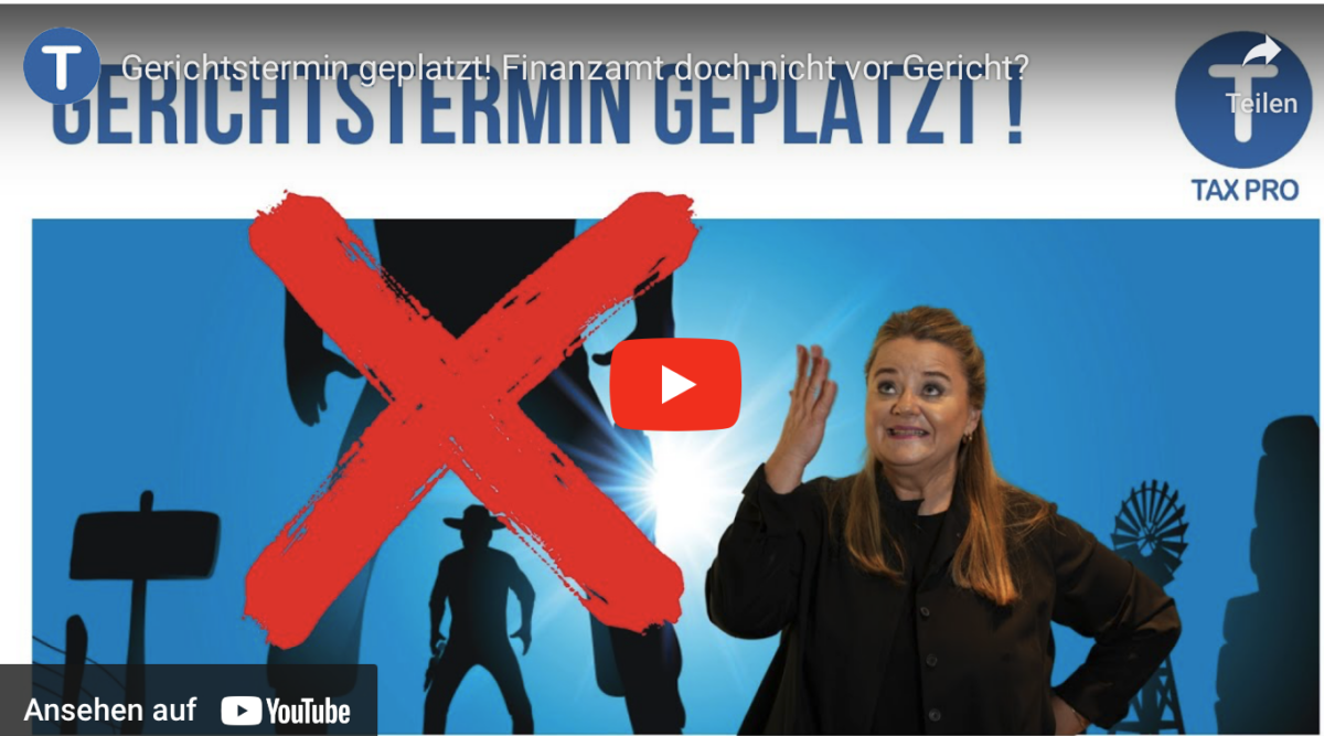 Gerichtstermin geplatzt! Finanzamt doch nicht vor Gericht?