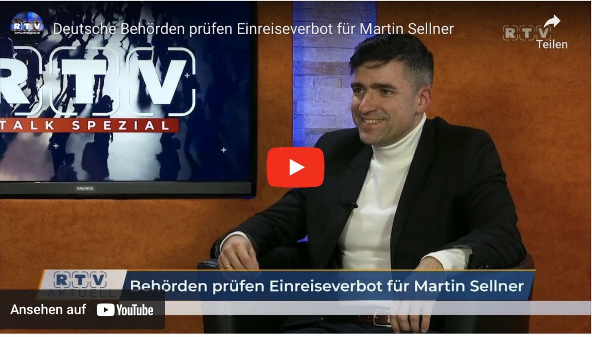 Deutsche Behörden prüfen Einreiseverbot für Martin Sellner!