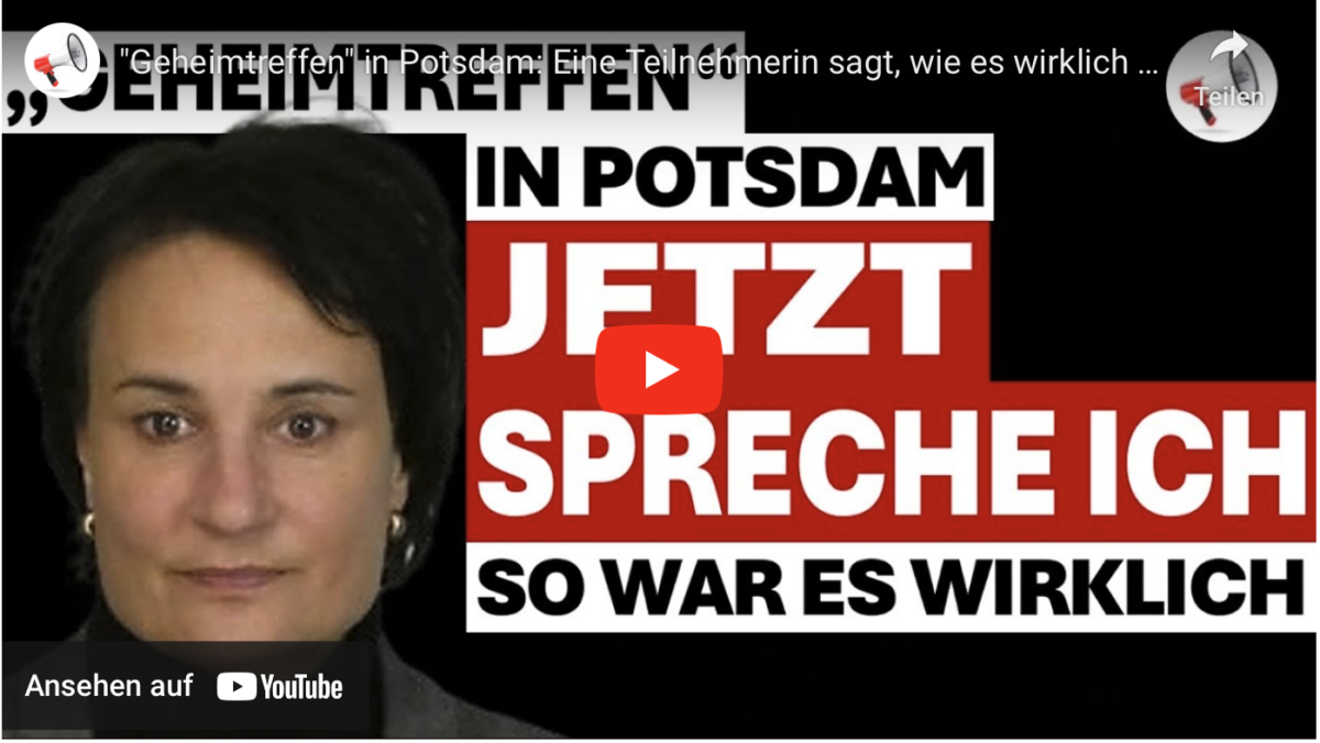 „Geheimtreffen“ in Potsdam: Eine Teilnehmerin sagt, wie es wirklich war