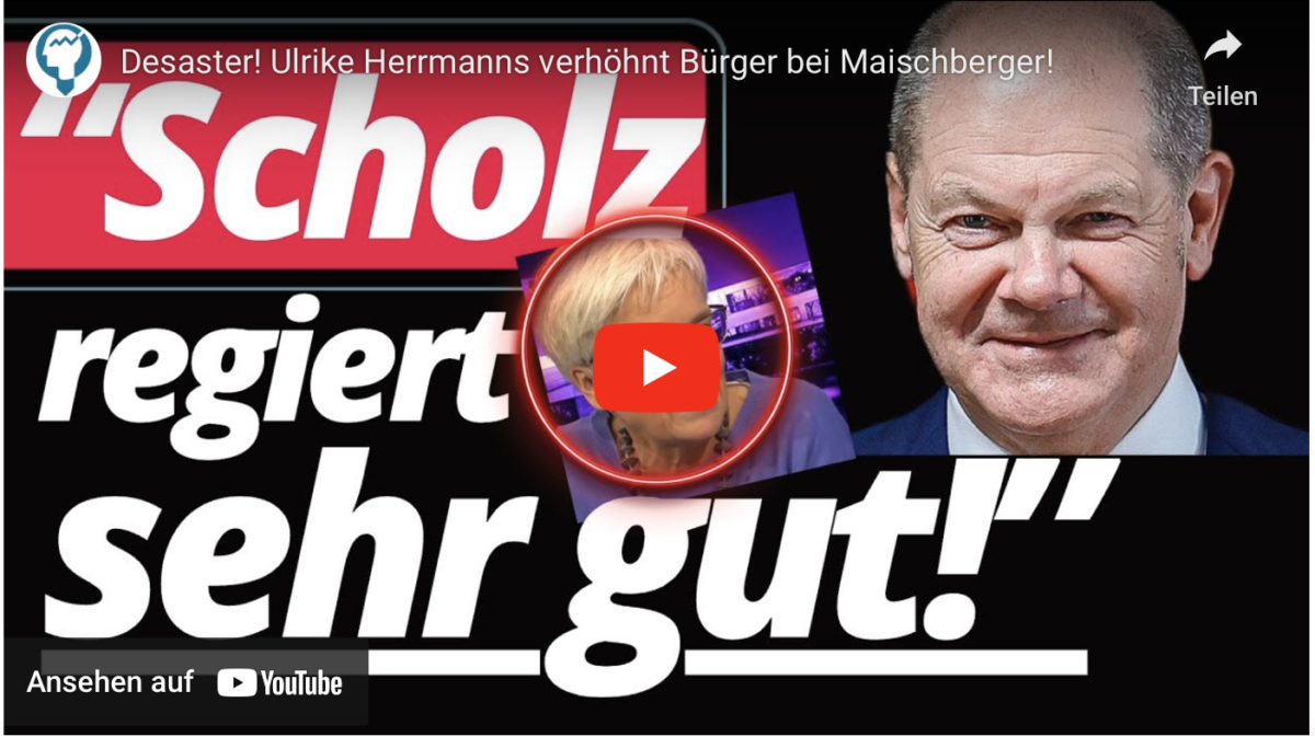 Desaster! Ulrike Herrmanns verhöhnt Bürger bei Maischberger!