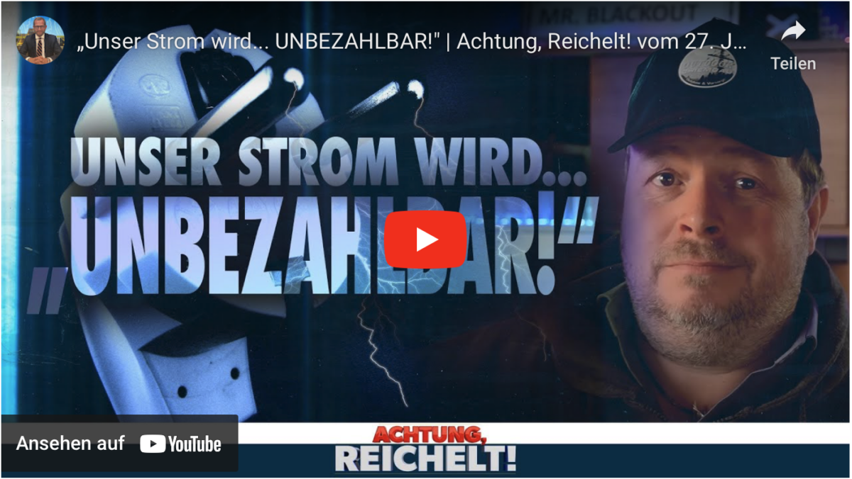 „Unser Strom wird… UNBEZAHLBAR!“