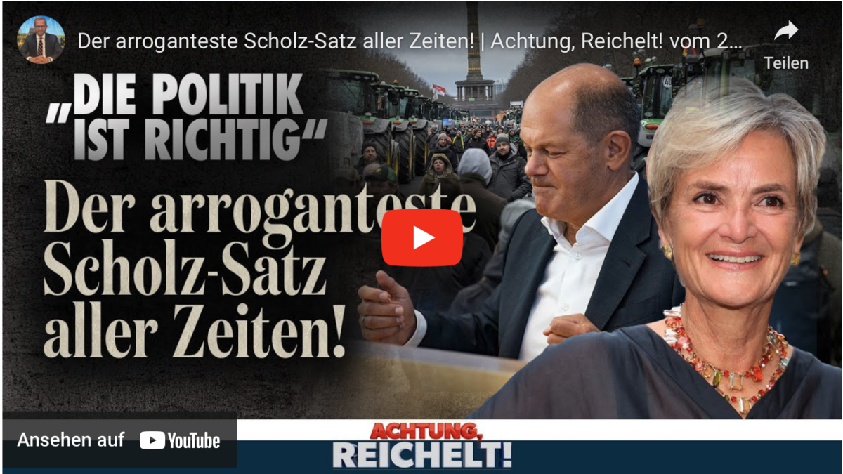 Der arroganteste Scholz-Satz aller Zeiten!