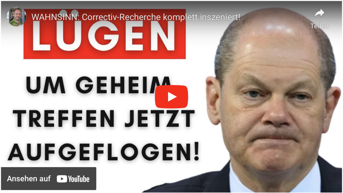WAHNSINN: Correctiv-Recherche komplett inszeniert!