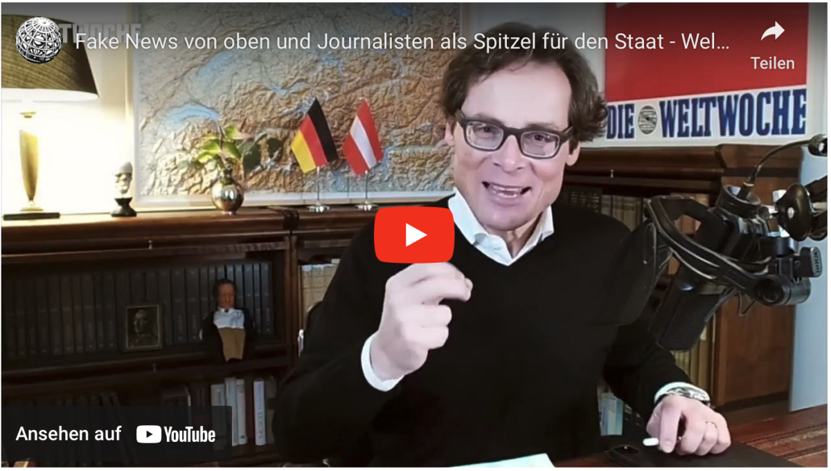 Fake News von oben und Journalisten als Spitzel für den Staat!
