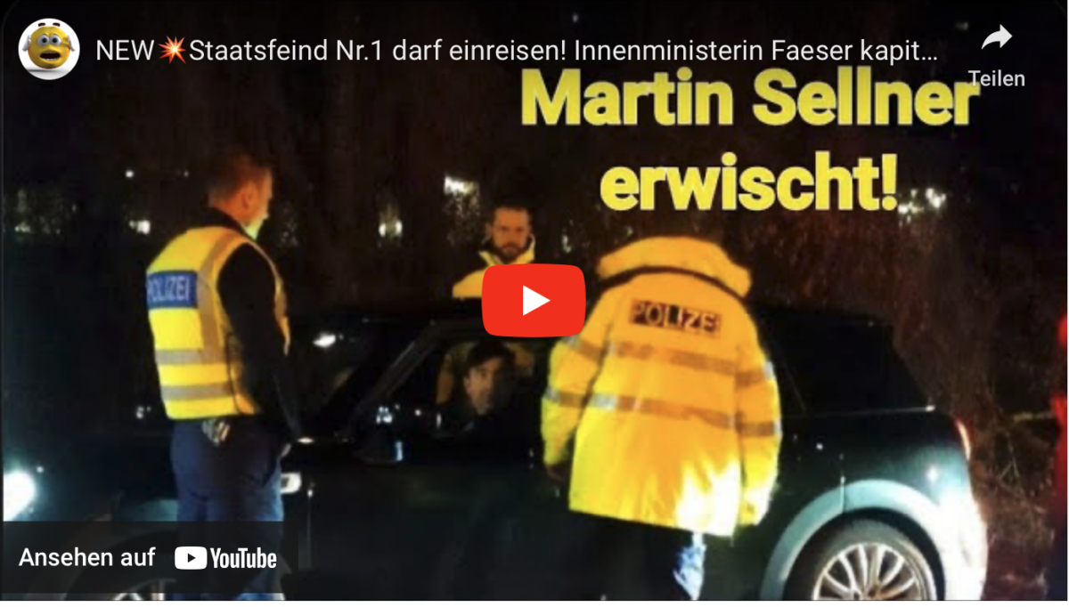 NEWStaatsfeind Nr.1 darf einreisen! Innenministerin Faeser kapituliert vor Martin Sellner! Chapeau