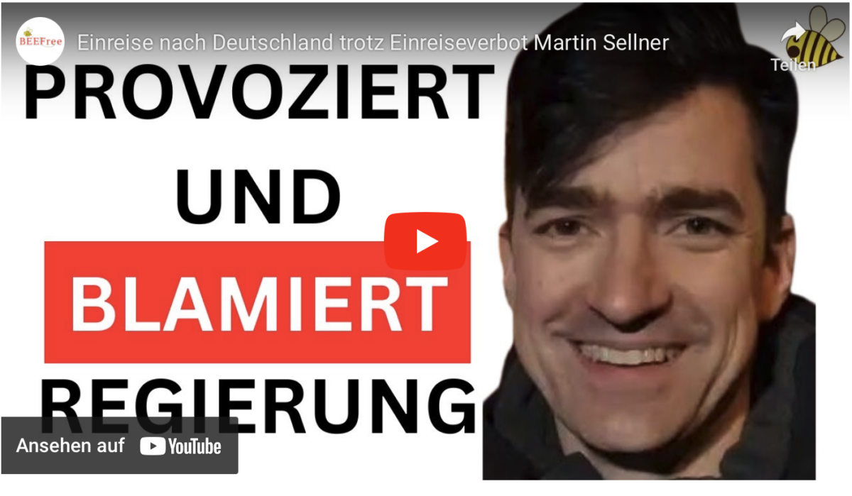 Regierung blamiert! Einreise nach Deutschland trotz Einreiseverbot Martin Sellner!