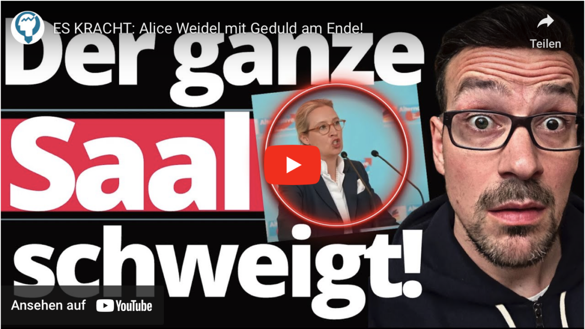 ES KRACHT: Alice Weidel mit Geduld am Ende!