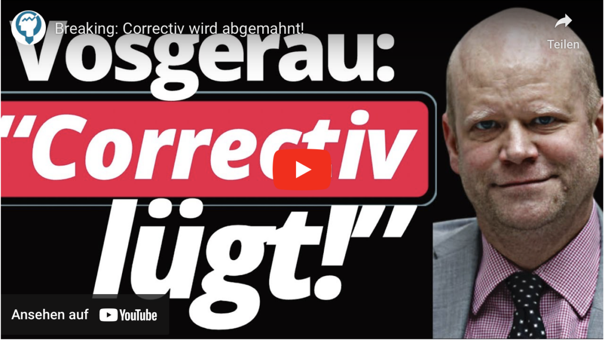 Breaking: Correctiv wird abgemahnt!