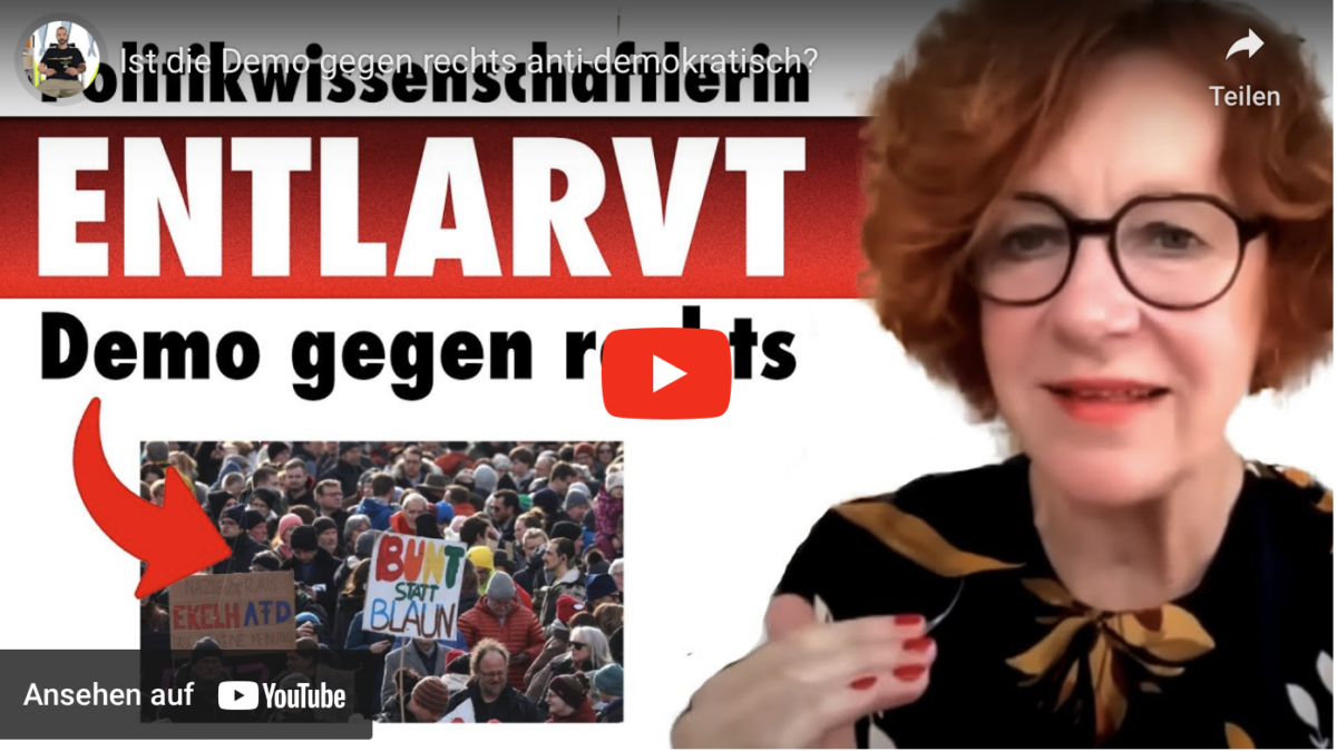Ist die Demo gegen rechts anti-demokratisch?