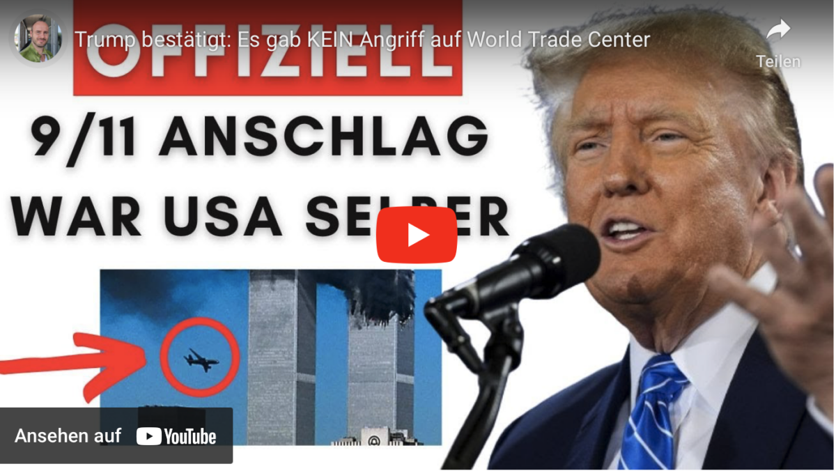 Trump bestätigt: Es gab KEIN Angriff auf World Trade Center!