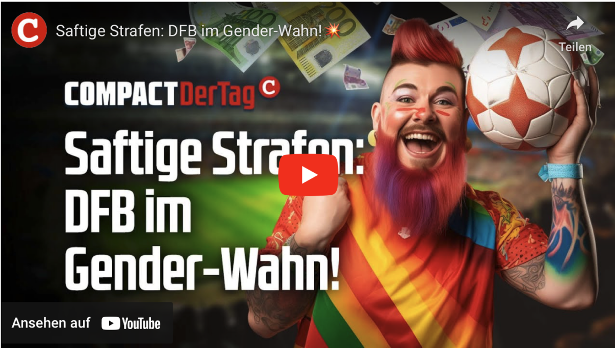 Saftige Strafen: DFB im Gender-Wahn!