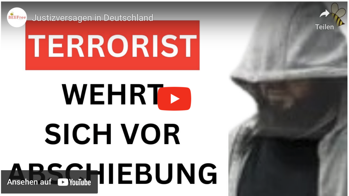 Justizversagen in Deutschland! Terrorist wehrt sich gegen Abschiebung!