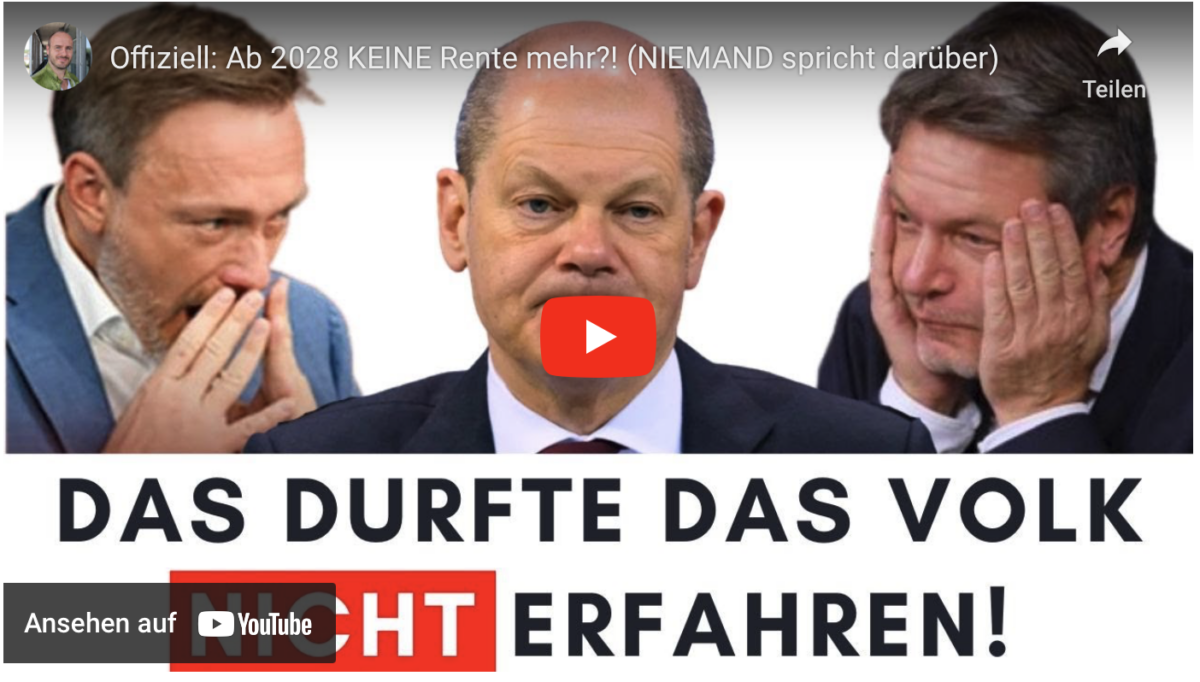 Offiziell: Ab 2028 KEINE Rente mehr?! (NIEMAND spricht darüber)