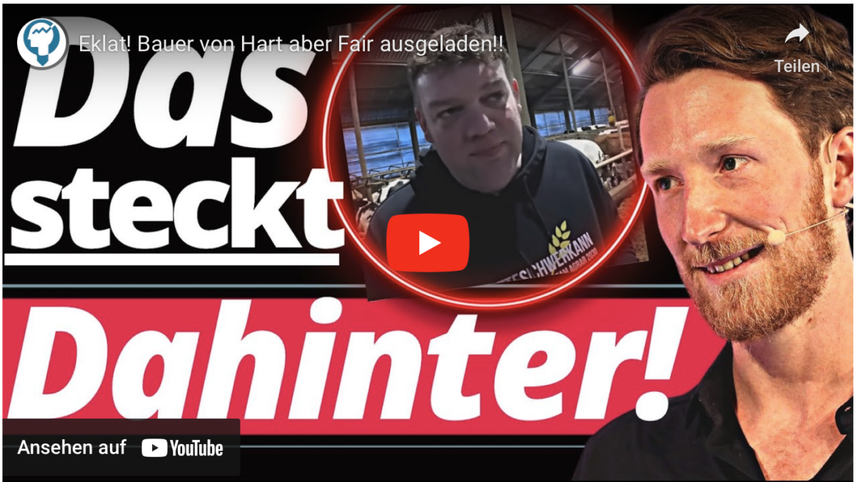 Eklat! Bauer von Hart aber Fair ausgeladen!!