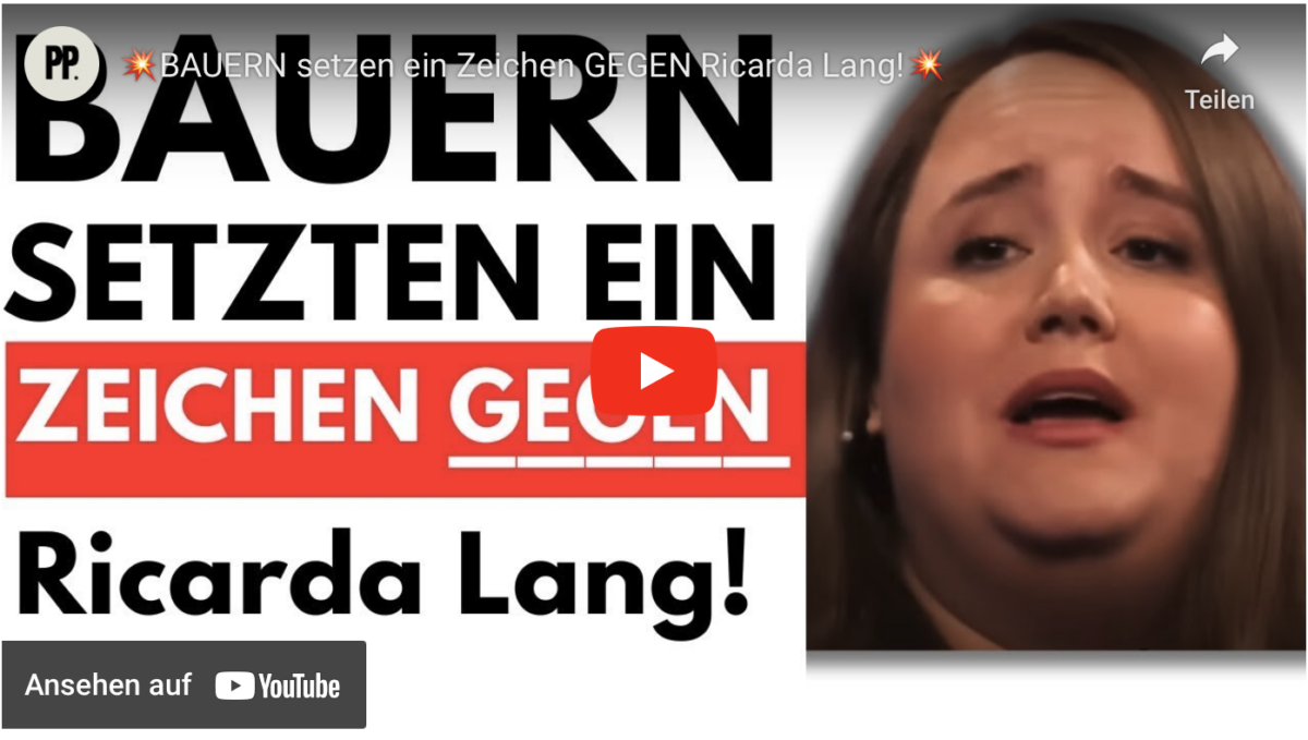 BAUERN setzen ein Zeichen GEGEN Ricarda Lang!