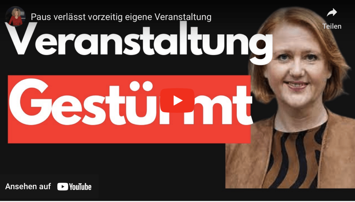 Paus verlässt vorzeitig eigene Veranstaltung!