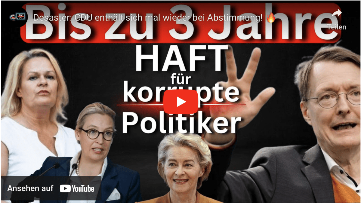 Desaster: CDU enthält sich mal wieder bei Abstimmung!