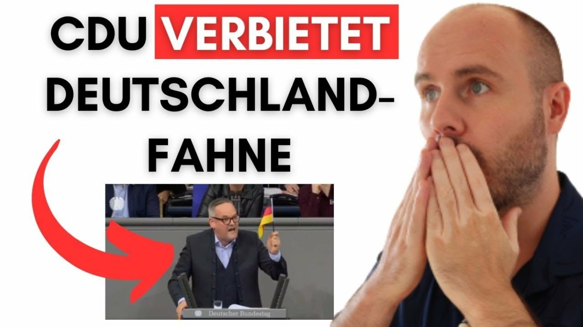 Unfassbar: CDU bestraft Zeigen der Deutschlandfahne mit 1.000€!