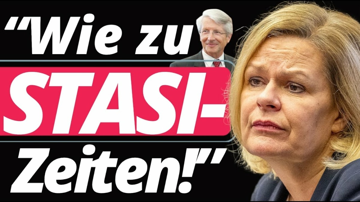 Eil: Staatsrechtler ENTLARVT Faeser und Paus!