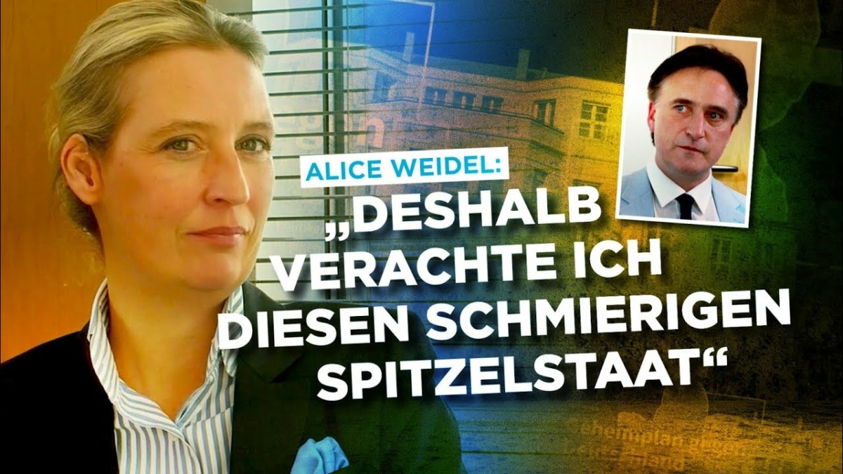Weidel: Deshalb verachte ich diesen schmierigen Spitzelstaat