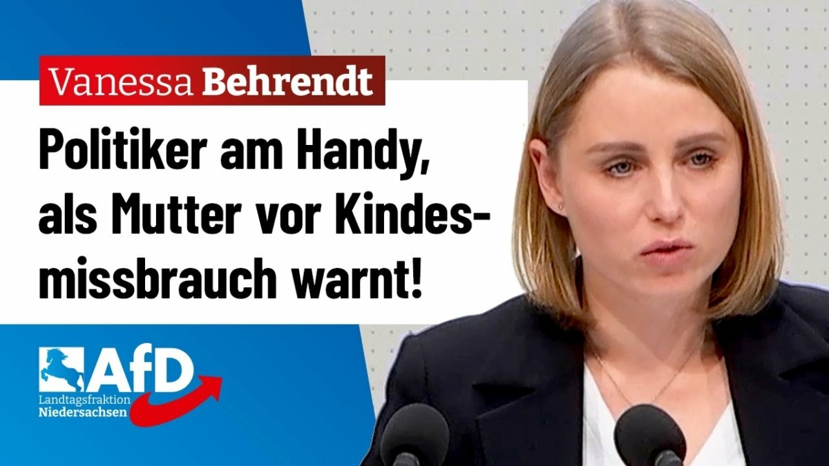 Politiker am Handy, als Mutter vor Kindesmissbrauch warnt!