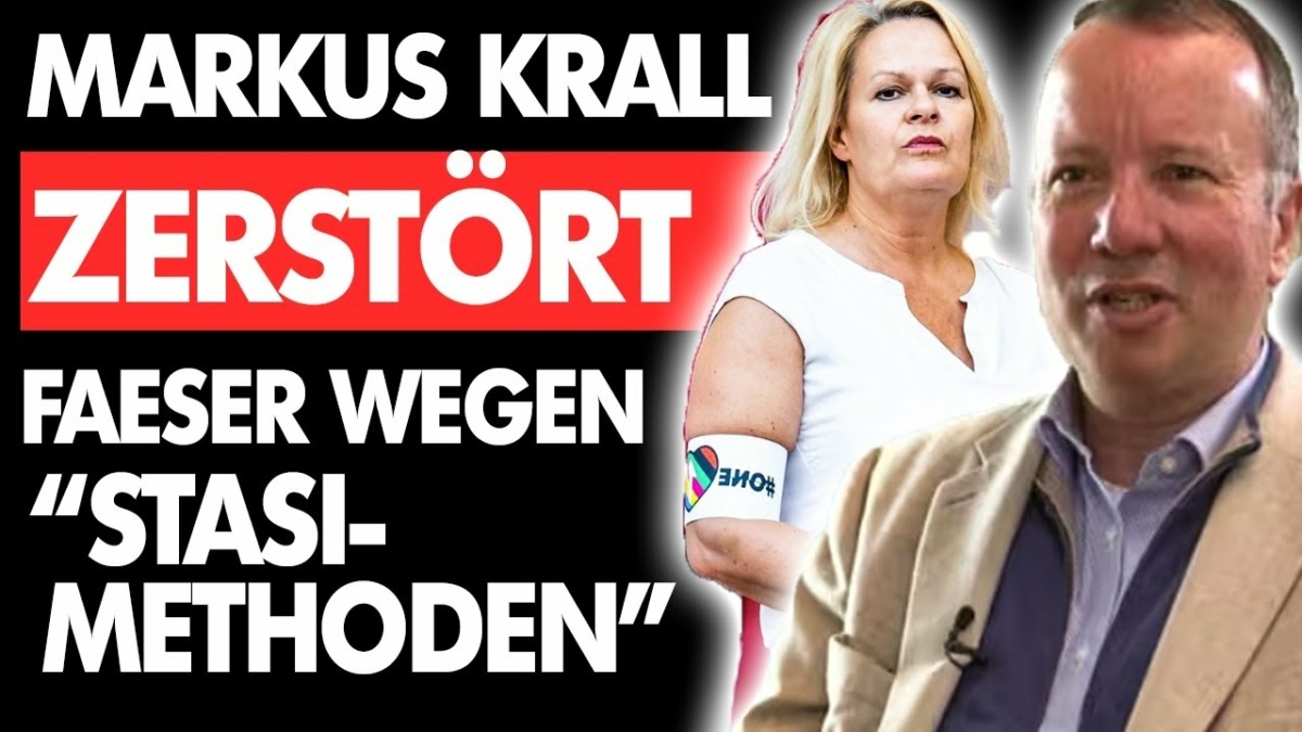 PERFEKT! Markus Krall zerlegt Nancy Faeser’s Methoden bei Twitter!