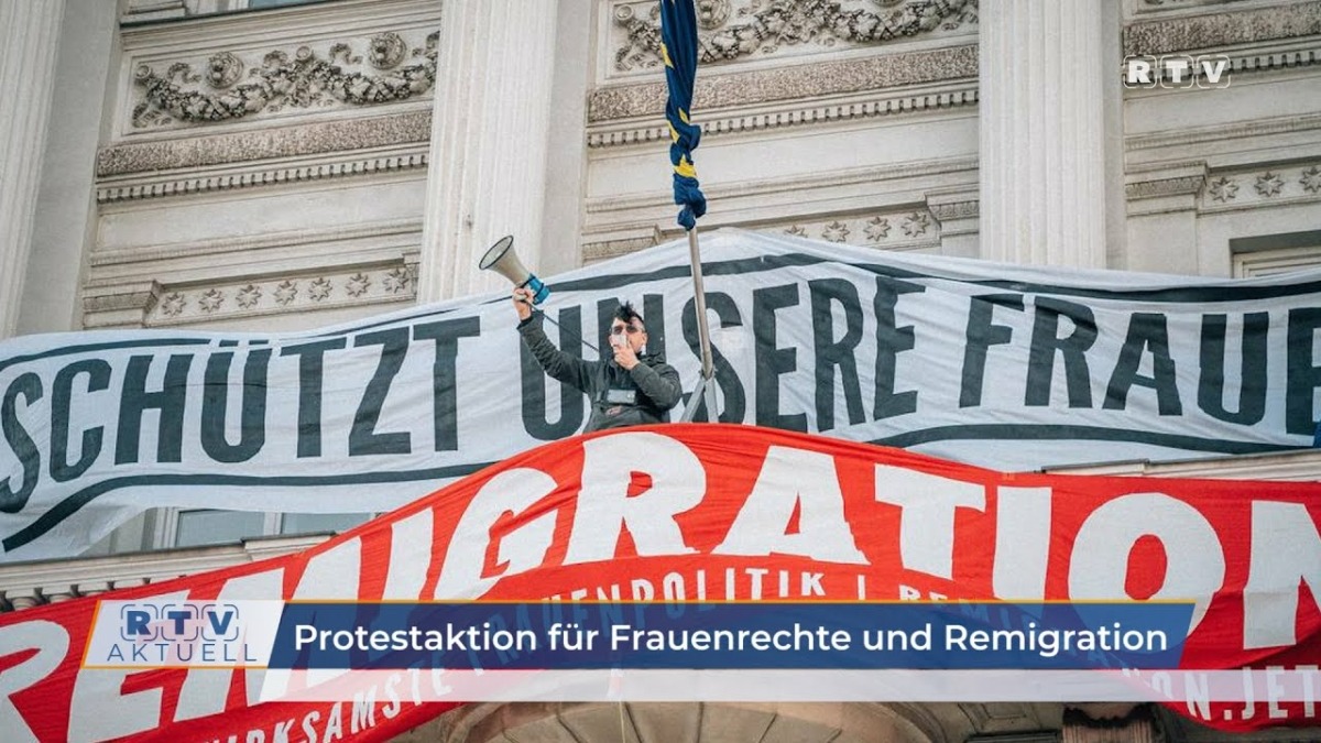 Wien: Protestaktion für Frauenrechte und Remigration!