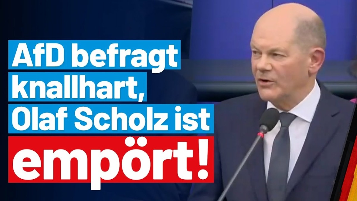 Regierungsbefragung: AfD-Fraktion grillt Kanzler Scholz!
